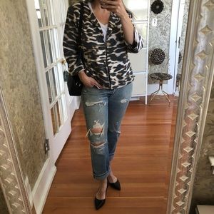 East 5th • Leopard Light Weight Jacket Blazer